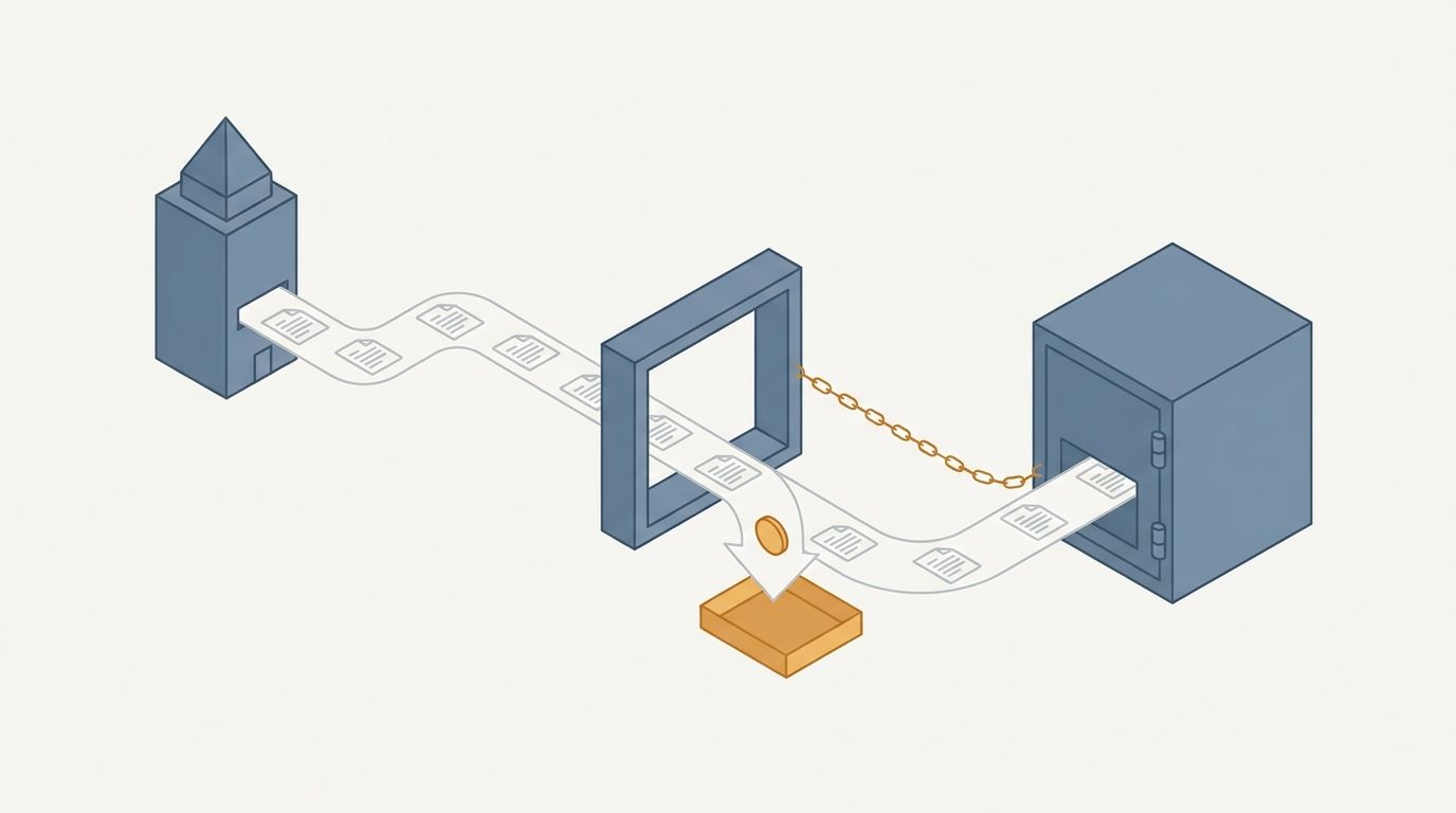 How a fronting arrangement works and where the collateral sits